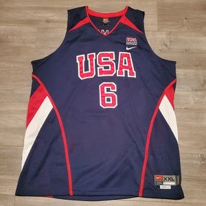 Nike USA Basketball Lebron James #6 Jersey